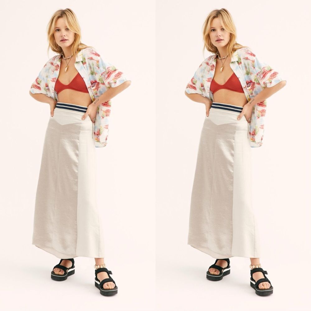 Free People Venus Shines Maxi Skirt